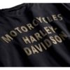 H96559-19VM Harley-Davidson® Men's Felt Letter Slim Fit Long Sleeve Shirt, Gray 1