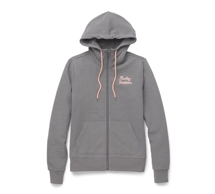 Sudadera Salute Solid Zip Front
