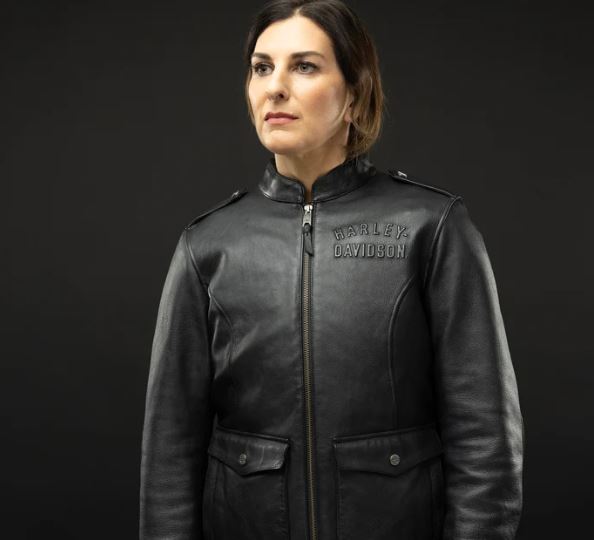 Chaqueta Flex Layering System Captains Leather Jacket para mujer7