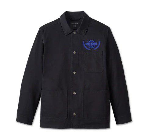 Blue black jacket