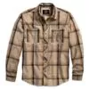 96445-17VM Harley-Davidson® Men's Tea Stained Long Sleeve Plaid Woven Shirt