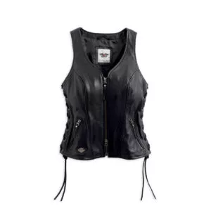 H98071 14VW Women's leather vest Harley Davidson® Woman Avenue Leather Vest