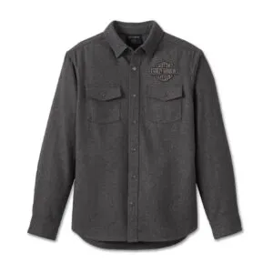 Camisa Hombre Harley - Davidson® Men Shadow Shirt - Gris