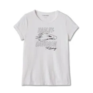 Screamin' Eagle Burnout Women's T-Shirt Bright White
